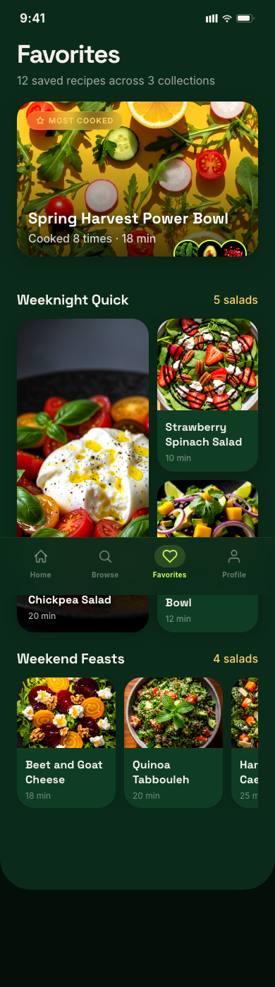 Lsalad favorites